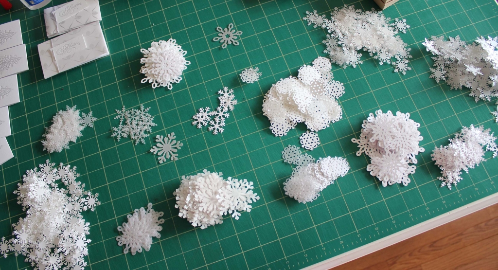 Cut Paper Snowflakes