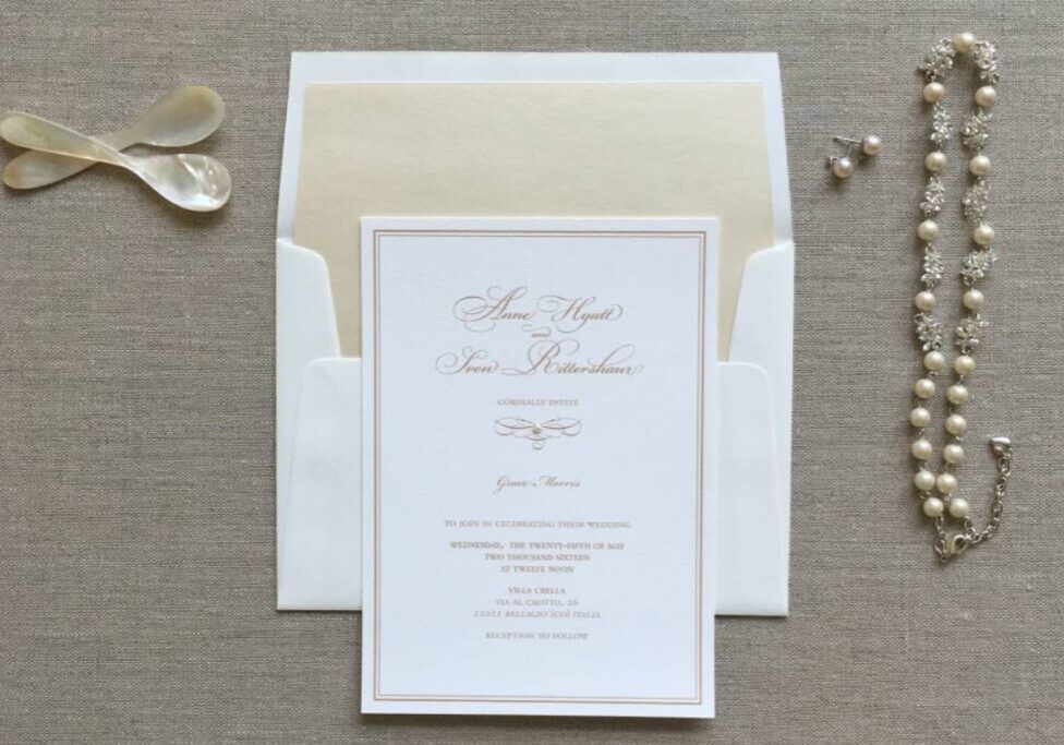 Image with stationery letters